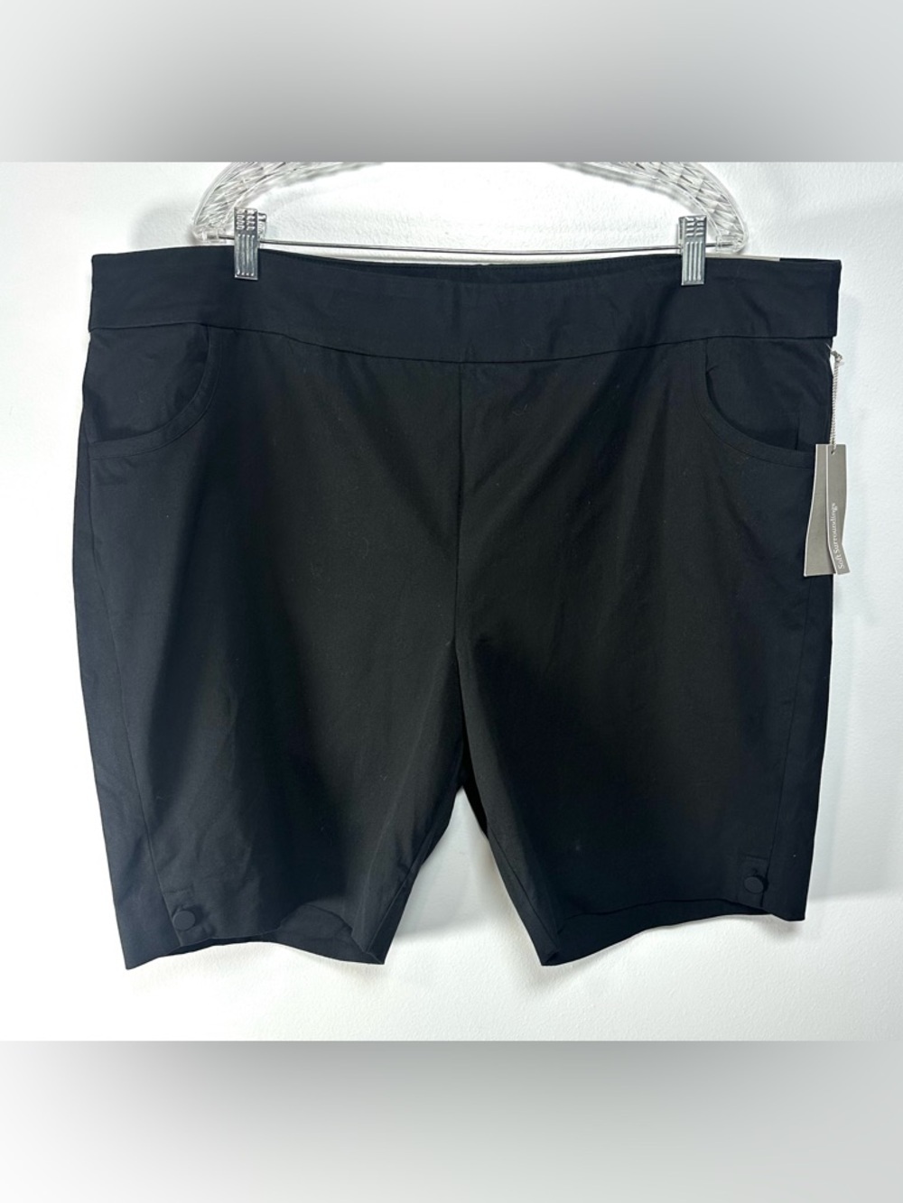 Soft Surroundings Superla Stretch Black Shorts Size 3X